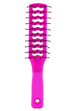 LADY PINK Щетка для волос BASIC массажная вентилируемая квадратная розовая MPL001237