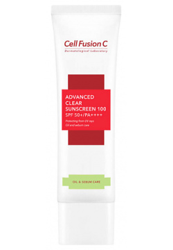 CELL FUSION C Крем солнцезащитный 100 SPF50+ PA++++ для проблемной кожи Advanced Clear Sunscreen CFC000002