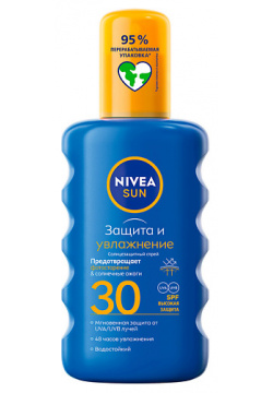NIVEA Солнцезащитный спрей Sun "Защита и увлажнение" SPF 30 NIV085402