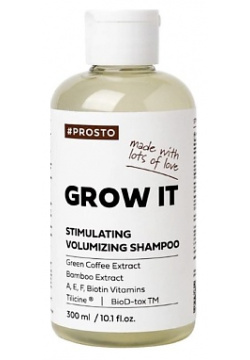 PROSTO COSMETICS Шампунь GROW IT для роста и против выпадения волос 300 MPL051794