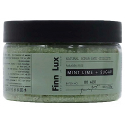 FINNLUX Скраб для тела "Mint Lime Sugar" сахарный  с маслом мяты перечной и лаймом 300 0 MPL099479