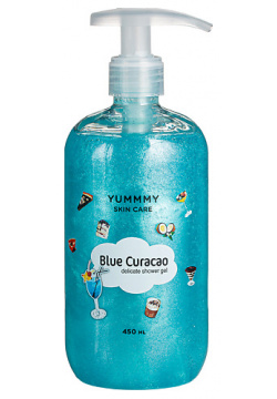 YUMMMY Гель для душа с блестками Blue Curacao CLOR10237