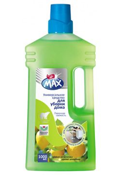 DR MAX Универсальное моющее и чистящее средство для уборки дома "Лимонная свежесть" 1000 0 MPL213598