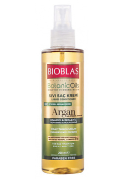 BIOBLAS Несмываемый кондиционер против выпадения волос c аргановым маслом Botanic Oils BBS000014