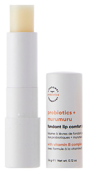 GLOWOASIS Бальзам для губ успокаивающий с пробиотиками и маслом мурумуру Probiotics + Murumuru GLW000003
