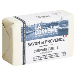 LA CORVETTE Мыло туалетное прованское для тела Жимолость Savon de Provence Honeysuckle COR270725
