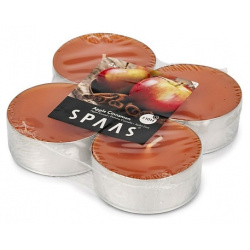SPAAS Свеча чайная макси ароматическая Яблоко с корицей 1 MPL085575