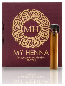 ALISA BON Хна для окрашивания бровей «My Henna» (коричневая) MPL064043