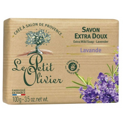 LE PETIT OLIVIER Мыло экстра нежное питательное Лаванда Lavender Soap LPO555583