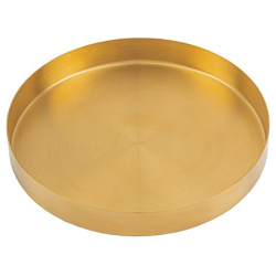 LETOILE HOME Поднос круглый металлический золотой LTA023077