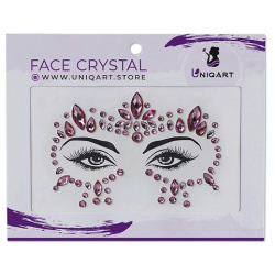 UNIQART Кристаллы для лица "Розовый бриллиант" MPL104596