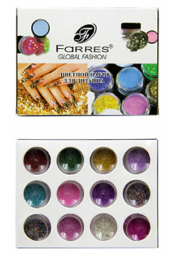 FARRES Набор для дизайна ногтей "Бульонки" разноцветные MPL231661