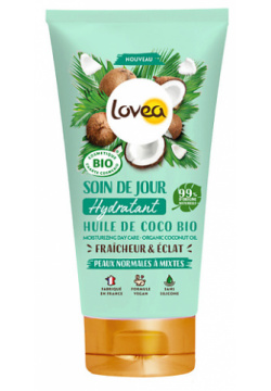 LOVEA Крем для лица c кокосовым маслом ежедневного ухода LOV000026