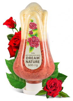 DREAM NATURE Соль для ванны с пеной "Роза" 600 0 MPL249975