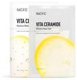 NACIFIC Маска тканевая увлажняющая с витамином Vita Ceramide Moisture Mask Pack NFC000029