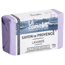LA CORVETTE Мыло туалетное прованское для тела Лаванда Savon de Provence Lavender COR270723