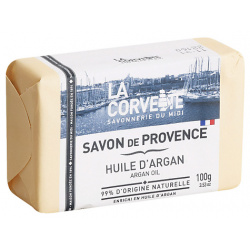 LA CORVETTE Мыло туалетное прованское для тела Масло арганы Savon de Provence Argan Oil COR270704