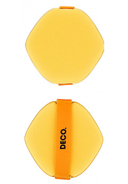 DECO  Пуховки для макияжа универсальные mustard MPL030579