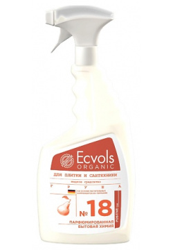 ECVOLS Средство для чистки сантехники и плитки  с эфирными маслами Груша №18 750 MPL089176