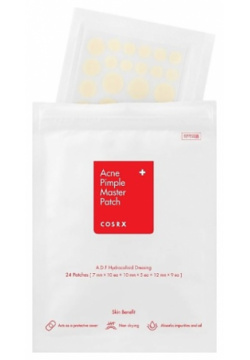 COSRX Гидроколлоидные патчи для прыщей Acne Pimple Master Patch 24 0 MPL029046 C