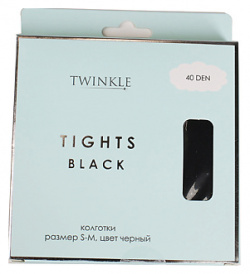 TWINKLE Колготки 40 DEN размер S M  цвет черный LTA019608