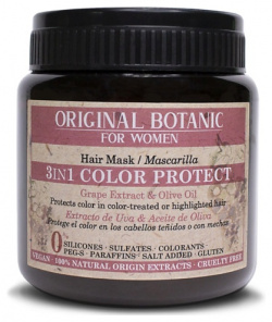 ORIGINAL BOTANIC Маска для волос после окрашивания Защита Цвета 3 в 1 Color Protect Hair Mask In OBO000010