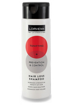 LORVENN HAIR PROFESSIONALS Шампунь TONIFYING+PREVENTION&CONTROL против выпадения волос тонизирующий 200 0 MPL186990