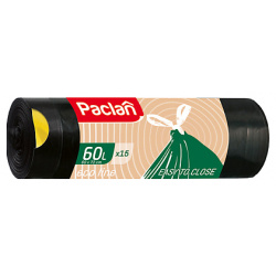 PACLAN Eco line Мешки для мусора  60л 15 MPL038952