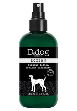 D DOG Лосьон для собак сияния шерсти DDG000007