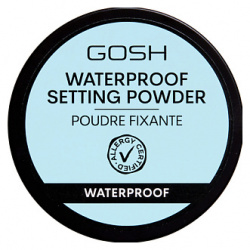 GOSH Пудра для лица рассыпчатая водостойкая прозрачная Waterproof Setting Powder GOS973623