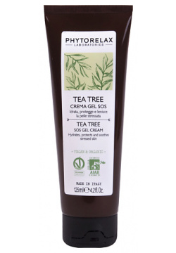 PHYTORELAX Крем для стрессированной кожи успокаивающий и увлажняющий с маслом чайного дерева PHR016983