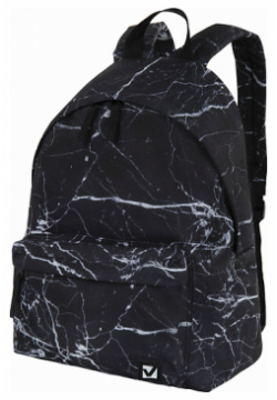 BRAUBERG Рюкзак сити формат Black marble MPL211713