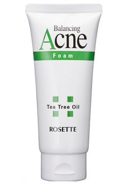 ROSETTE Acne Foam Пенка для умывания проблемной кожи с натуральным маслом чайного дерева 120 0 MPL106396