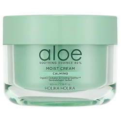 HOLIKA Увлажняющий крем для лица Aloe Soothing Essence 80% Moisturizing Cream 100ml HOL016221