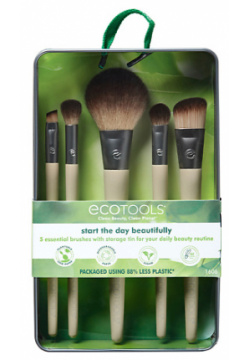 ECOTOOLS Набор кистей для макияжа Start The Day Beautifully Kit ECT000015