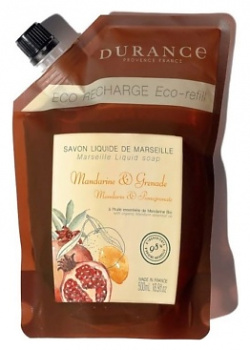 DURANCE Марсельское мыло сменный блок Мандарин и гранат  Mandarin & Pomegranate 500 MPL213184