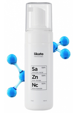 LIKATO Пенка с ниацинамидом  цинком и салициловой кислотой 150 MPL012969