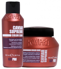 KAYPRO Набор Caviar Supreme для окрашенных волос  защита цвета: шампунь маска 200 0 MPL015376