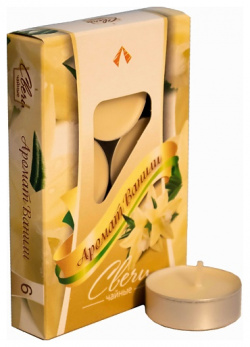 HOME INTERIORS Свечи чайные аромат "Ваниль" в наборе MPL243261