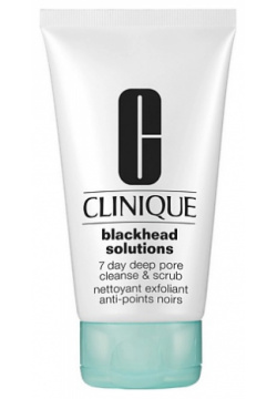 CLINIQUE Скраб для глубокого очищения пор за 7 дней Blackhead Solutions Day Deep Pore Cleanse & Scrub CLQZR0N01
