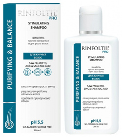 Ринфолтил PRO шампунь против выпадения и для роста  жирных волос 200 0 MPL216973