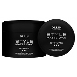 OLLIN PROFESSIONAL Матовый воск для волос сильной фиксации STYLE OLL000132