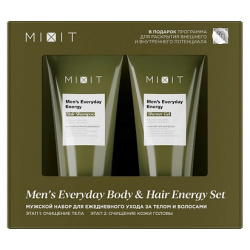 MIXIT Men’s Мужской набор для ежедневного ухода за телом и волосами Everyday Body & Hair Energy Set MIX000386