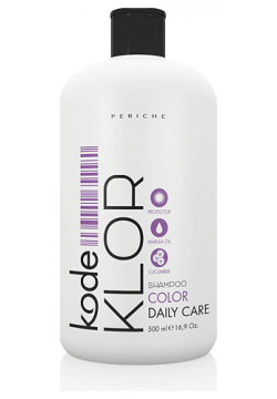 PERICHE PROFESIONAL Шампунь для окрашенных (и обесцвеченных волос) Kode KLOR Shampoo Daily Care 500 MPL065859
