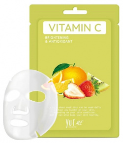 YU R Тканевая маска для лица с витамином ME Vitamin C Sheet Mask 25 MPL037793