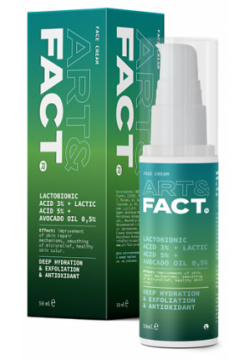 ART&FACT Питательный крем для лица с лактобионовой  молочной кислотами и маслом авокадо 50 0 MPL309663