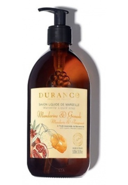 DURANCE Марсельское жидкое мыло Мандарин и гранат Mandarin & Pomegranate 500 MPL213178