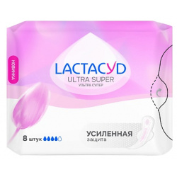 LACTACYD Прокладки Ultra Super ультра защита 8 0 MPL297821