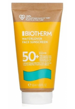 BIOTHERM Водостойкий солнцезащитный крем для лица Waterlover Face Sunscreen SPF50 50 0 MPL295565