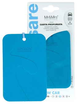 MR & MRS FRAGRANCE Аромакарточка для автомобиля CESARE CARD NEW CAR MPL305564